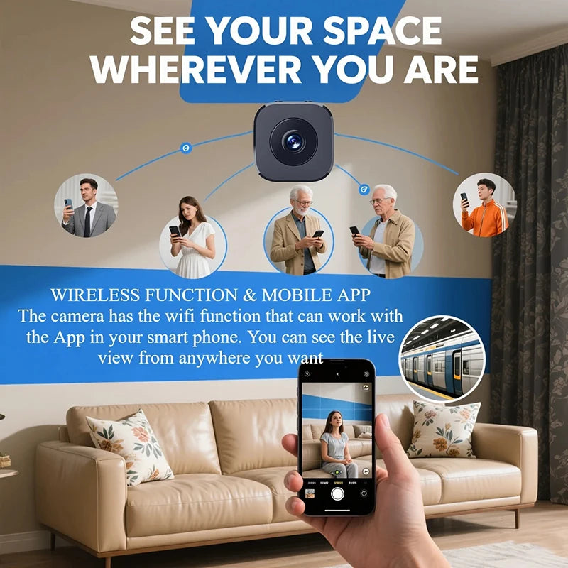 Xiaomi Mini Security Camera Pro 4K FullHD WiFi Surveillance