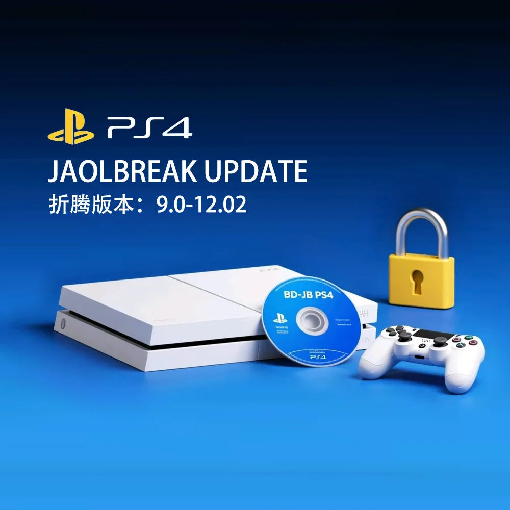 Disque Tout-en-Un de Jailbreak PS4 – Démarrage en 1 Clic (FW 9.0 à 12.02) – Sans PC – Jeux sauvegardés & Homebrew